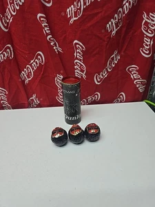 Vintage Christmas tube box of Dunlop 65 Advertising Golf Balls with contents  - Picture 1 of 12