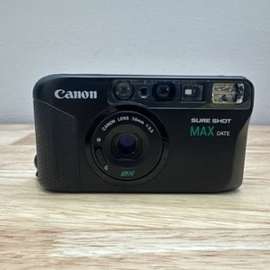 Canon Sure Shot MAX Date Point And Shoot 35mm Film Camera - Picture 1 of 23