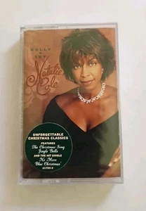 Natalie Cole - Holly & Ivy Cassette SEALED Hype Sticker Elektra VTG  - Picture 1 of 4