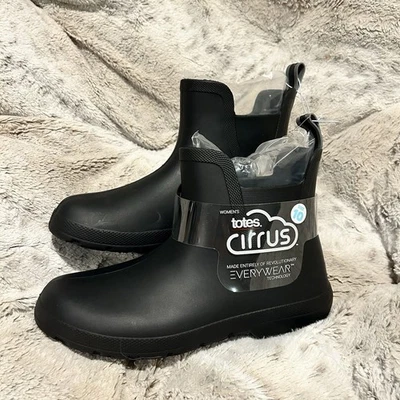 Totes Mujer Cirrus Every Wear Tobillo Chelsea Botas de Lluvia Ligeras Talla 10 Nuevas con Etiquetas Foto 1 de 4
