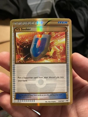 Tarjeta Pokémon rara secreta casi nueva VS Seeker 110/108 XY Roaring Skies casi nueva Foto 1 de 2