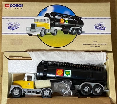 Corgi Classic Road Transport 97840 Scammell Highwayman Tanker SHELL MEX/BP BOXED - Image 1 of 4