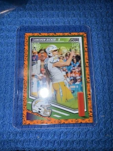 2025 Score - Cameron Dicker #127 Pumpkin - Picture 1 of 2