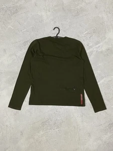 Prada Red Tab Logo Pocket Zip Vintage Longsleeve Luxus - Bild 1 von 14