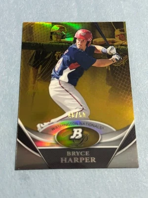 Bowman Platinum 2011 - Bryce Harper #BPP1 oro/50 Foto 1 de 2