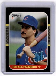1987 Donruss Rafael Palmeiro Rookie Chicago Cubs #43 - Picture 1 of 2