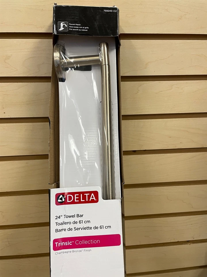 Delta Trinsic 24 pol. Barra de toalha em bronze champanhe 759240-CZ - Imagem 1 de 1