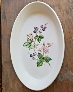 LGE Portmeirion Blackberry Oval Baking Casserole Oven Dish Stoke On Kent England - Picture 1 of 12