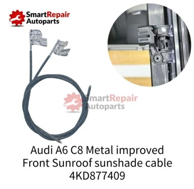 Apto para 18-24 Audi A6L C8 techo corredizo delantero parasol cable mejorado mentalmente un par Foto 1 de 4