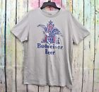 Unisex Old Navy Budweiser Beer Gender-Neutral Graphic T-Shirt LARGE Gray Tee NWT