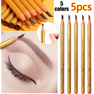 5X Waterproof Eyebrow Pencil Eye Brow Eyeliner Pen Makeup Cosmetic Long-Lasting - Picture 1 of 20