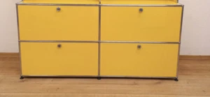 usm haller sideboard ,Schrankwand,gelb,beige, weiss, Lichtgrau,schwarz 1stück - Bild 1 von 12