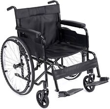 HealSmart 軽量車椅子 スイングアウェイ昇降レッグレスト付き 19インチシート