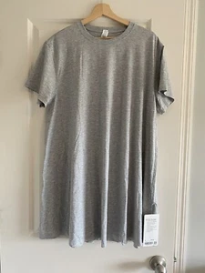 Lululemon All Yours Tee Dress Pima Cotton Size 8 HSVD New - Picture 1 of 5