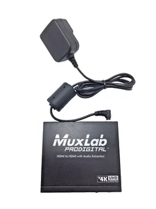 MuxLab 500431 HDMI 4K UHD Repeater with Audio Extraction - Picture 1 of 3