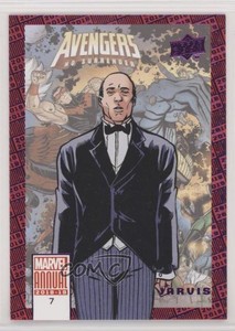 2018-19 Upper Deck Marvel Annual Purple Jarvis #7 x9h
