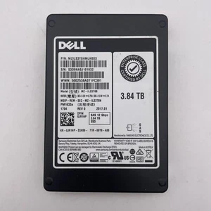 Dell Enterprise 3.84TB MZILS3T8HMLH0D3 SAS 12 Gbps 2.5in SSD (70% Health) - Photo 1/2