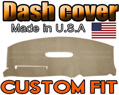 fits 1996-2000   DODGE CARAVAN  DASH COVER MAT DASHBOARD PAD /  BEIGE - Image 1 of 4