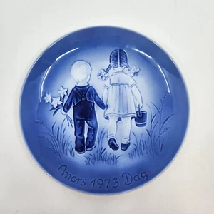 VTG Desiree Mors Dag Mothers Day Plate Flowers for Mother 1973 Denmark Porcelain - Picture 1 of 9