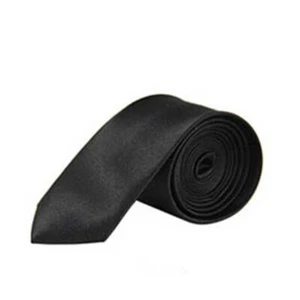 Corbata para el cuello, microfibra satinada maciza 2" (negro) - Imagen 1 de 1