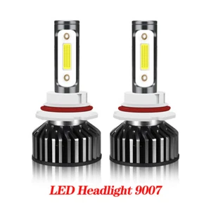 Super Bright LED Headlight Bulbs 9007 Hi Low Beam for Nissan Frontier 2001-2019 - Picture 1 of 12