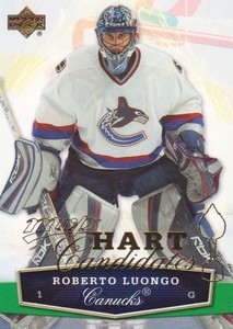 2007-08 Upper Deck MVP Hockey Hart Candidates Roberto Luongo