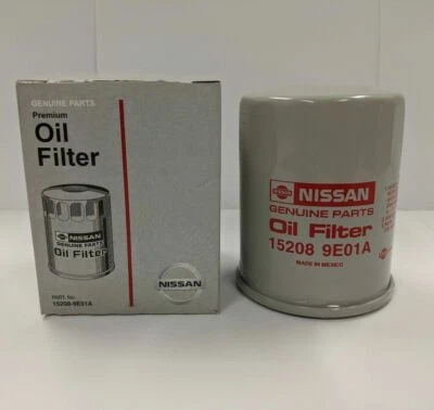 Filtro de aceite de motor Nissan original OEM para Armada Frontier NV Titan (15208-9E01A) Foto 1 de 4