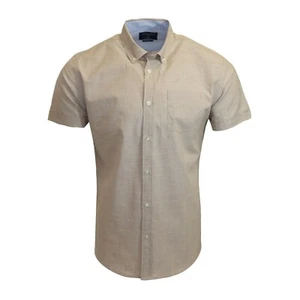 Camisa informal de lino de verano de calidad de verano 100 % algodón para hombre C120 - Imagen 1 de 3