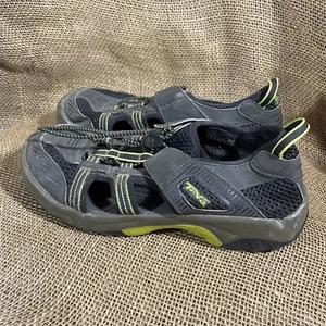 TEVA OMNIUM Water Shoe Slip On Men Sandals Black US 6 UK 5 Strap Travel - Picture 1 of 10