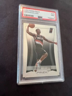 2012-13 Prizm Damian Lillard Rookie PSA 9 - Blazers Bucks - Image 1 of 4