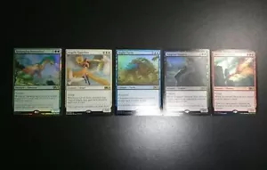 ALL 5 FOIL CARDS Exclusive 2018 MTG Magic the Gathering Gift Pack M19 - Picture 1 of 2