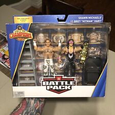2017 Mattel WWE Battle Pack Shawn Michaels vs Bret Hitman Hart Hall of Champions