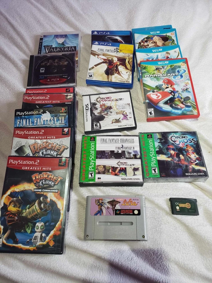 PS1 - PS2 - PS3 - PS4 - SNES - Wii - WiiU - DS - GBA - Xbox - Video Games Tested - Image 1 of 1