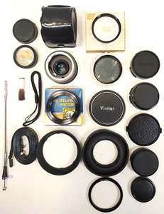 Lot of Camera Len Adapters Filters Hoods Cable Release Straps + More - Picture 1 of 4