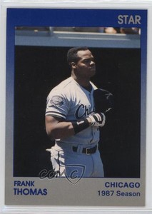 1991 Star Frank Thomas Blue/Grey Frank Thomas #8 HOF