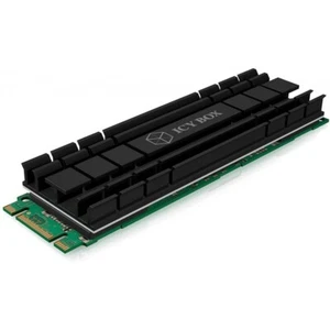 ICY BOX IB-M2HS-701 Kühlkörper schwarz Festplattenkühler für M.2 2280 SSD NEU - Bild 1 von 5