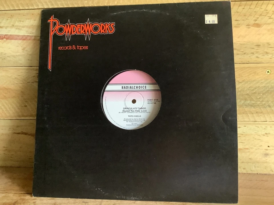 TOTO COELO - DRACULA'S TANGO 12" LONG PLAY RECORD 1982 LP RECORD POWDERWORKS - Image 1 of 4