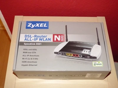 Zyxel Speedlink 5501 Businessrouter ADSL VDSL VOIP OVP - Bild 1 von 4