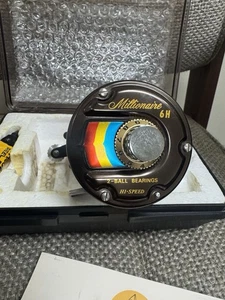 Carrete de baitcasting Daiwa Millionaire 6H nunca enrollado de colección hecho en Japón NUEVO NOS - Imagen 1 de 7