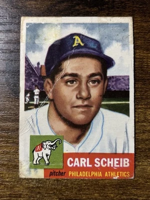 1953 Topps - Carl Scheib #57 - Image 1 of 2