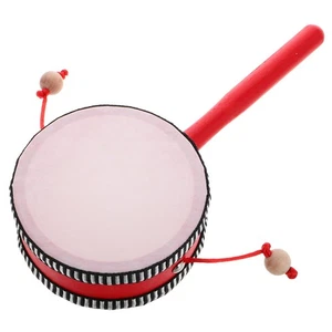  Monkey Drum Spinning Rattle Drum Chinese Traditional Percussion Instrument - Bild 1 von 12