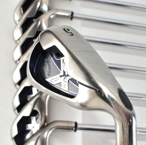 Callaway X-18 8p 5-6-7-8-9-Pw-Aw-Sw RH Golf Club Iron Set NSPRO 950GH R Regular - Picture 1 of 21