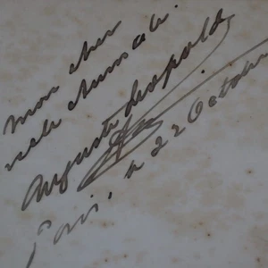 Prince August Leopold of Saxe-Coburg 1890 -ROYALTY AUTOGRAPH CABINET CARD 9x13 - Picture 1 of 6
