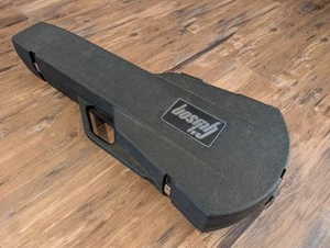 Gibson Les Paul Chainsaw Protector Hard Guitar Case 1980s Black Blue Lining - Picture 1 of 14