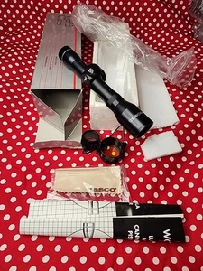 TASCO WC WORLD CLASS 2X22 EER JAPAN GLOSS PISTOL SCOPE EX RELIEF DUPLEX RETICLE - Picture 1 of 21