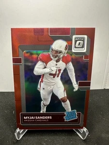 2022 Panini Donruss Optic Rated Red Prizm /99 Myjai Sanders #284 Rookie RC - Picture 1 of 2