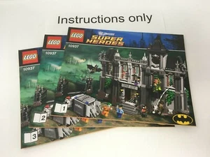 ONLY instructions Lego 10937 Arkham Asylum Breakout DC Comics Superheroes - Picture 1 of 3