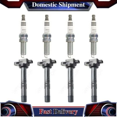 NGK Standard Ignition Ignition Coil Spark Plug For 2013 2014 2015 Honda Civic - Image 1 of 4