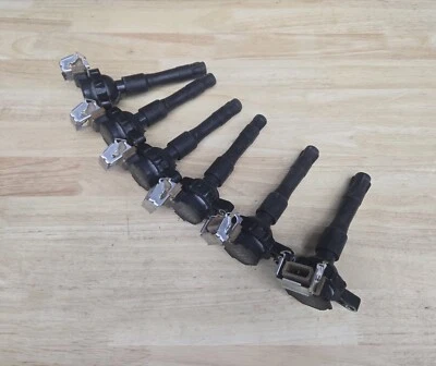 Катушка зажигания упаковка 6 шт подходит для BMW 323i 325i 328i 330i 525i 528i 530i M3 M5 E46 протестирована - Изображение 1 из 4