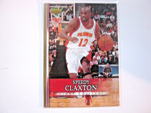 Speedy Claxton 2007-08 Upper Deck First Edition Gold Parallel Card #143